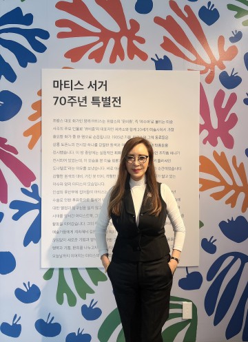 '아트컬러리스트' 김민경 작가, '마티스 서거 70주년 특별전'서 디톡스아트 전시