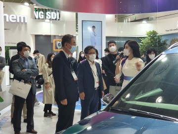 장세용 구미시장, 세계 3대 전지산업전「InterBattery 2020」참관