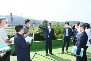 김충섭 김천시장, 깨끗하고 안전한 수돗물 공급에 최선