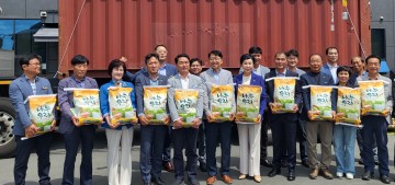 순천 쌀  ‘나누우리’, 동남아 필리핀 첫 수출 성과 