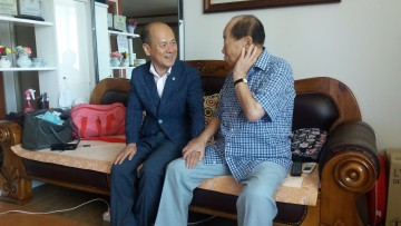 충북북부보훈지청, 폭염특보 속 국가유공자 위문