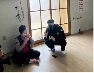 해남소방서 119 생활안전순찰대 2023년 새해맞이 취약계층 대상 대민지원서비스 제공