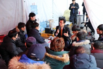 허태정 유성구청장, 호텔리베라 노조 찾아 애로사항 청취