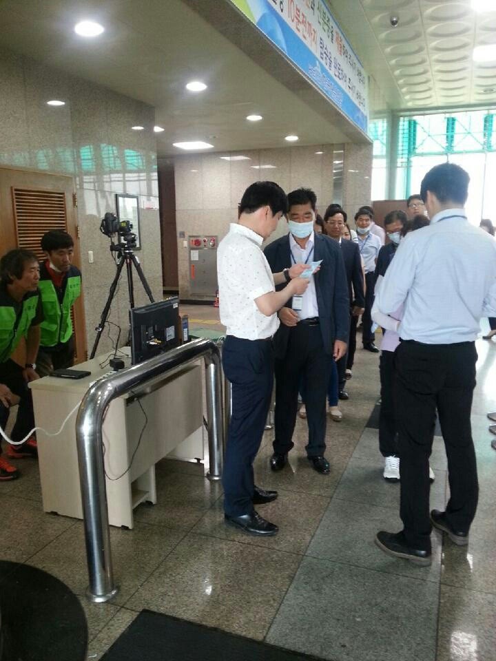  메르스 사전 차단 열화상카메라 설치로 포항항, 묵호항, 강릉항 여객선터미널