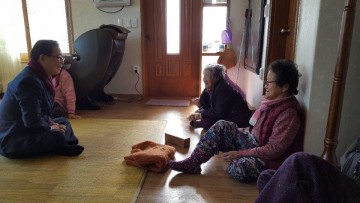 퇴임 후 첫 주말, 도민들 속으로 ‘풍덩’