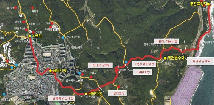 울산 동구, 역사유적지 누리길 조성사업 시행