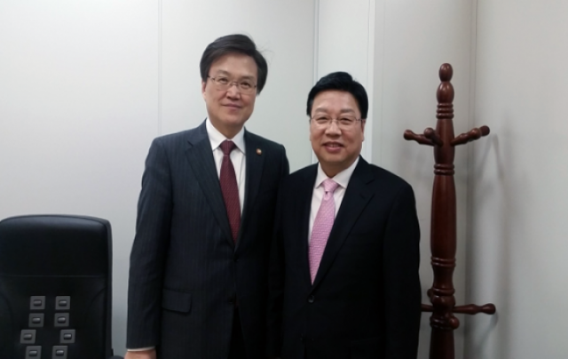 권선택 대전시장, 최양희 미래창조과학부 장관에게 사이언스센터 사업비 지원 촉구!