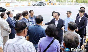 이장우 대전시장, 새로운 ‘유등교’ 200년은 거뜬한 다리로 만들겠다