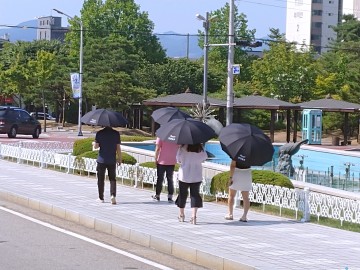 충주시 양산으로 폭염 피하고