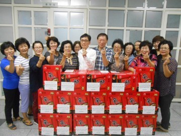 우암동 통장협의회   명절은 따뜻하게  이웃사랑 라면 50박스 전달