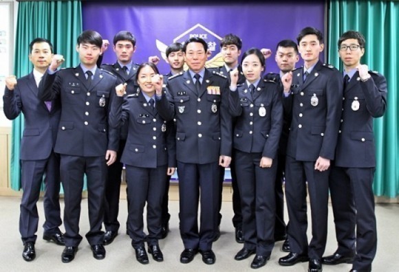 군산해경안전서, 해양경찰 교육생 9명 실습 진행 