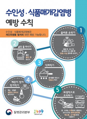 건강한 여름나기, 감염병 예방수칙 지키세요 !
