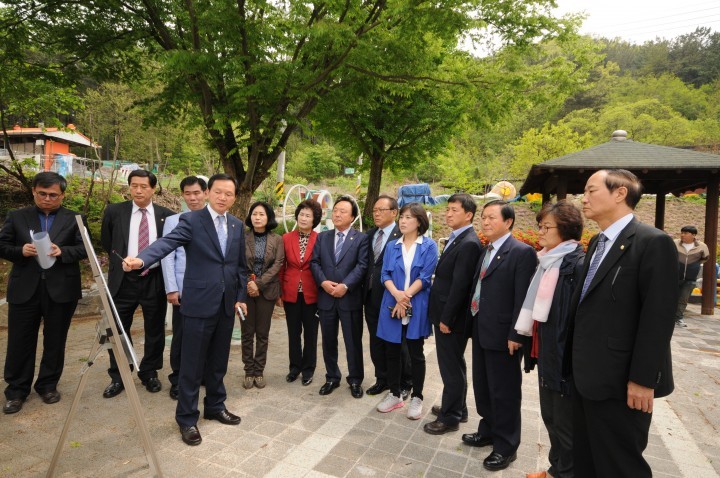 대전 동구의회, ‘대청호 오백리길’등 8개소 사업현장 점검