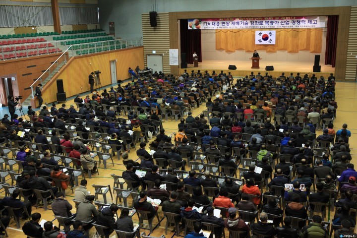 경북도내 복숭아 재배 달인들의 생생한 현장교육
