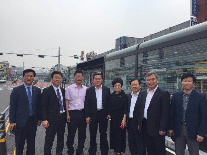 대전시의회 예산결산특별위원회, 광역BRT 현장방문