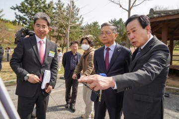박홍률 목포시장, LH 이한준 사장과 목포 임성지구 도시개발사업 현장 방문 