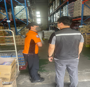 순천소방서 왕조센터, 대형 물류창고 행정지도 및 관계인 역량강화 훈련 실시