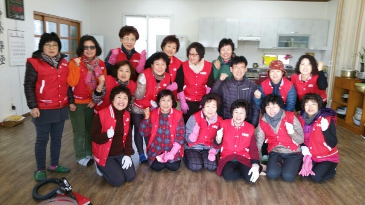 고령군  누리봉사단 다산면 평리리 노인회관 봉사활동