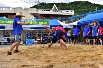 “이~영차!” 남해 씨름왕 나야 나
