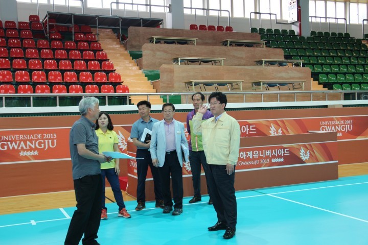 광주U대회 경기 준비 만전