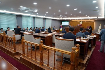 담양군의회, 제337회 임시회 개회 