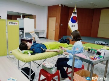 여수경찰서, 사랑의 릴레이 헌혈운동 실시
