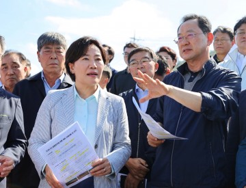 송미령 농림축산식품부 장관, 해남 방문 배추 작황 현장점검