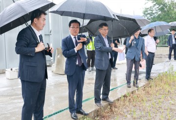 조원휘 대전시의회 의장, 유성 복합터미널 BRT·장대교차로 현장 점검