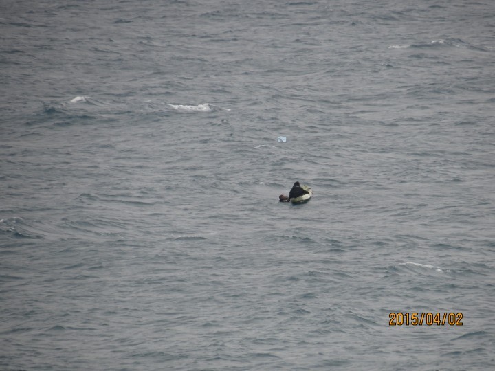 포항해경, 전복 카약 익수자 신속 구조