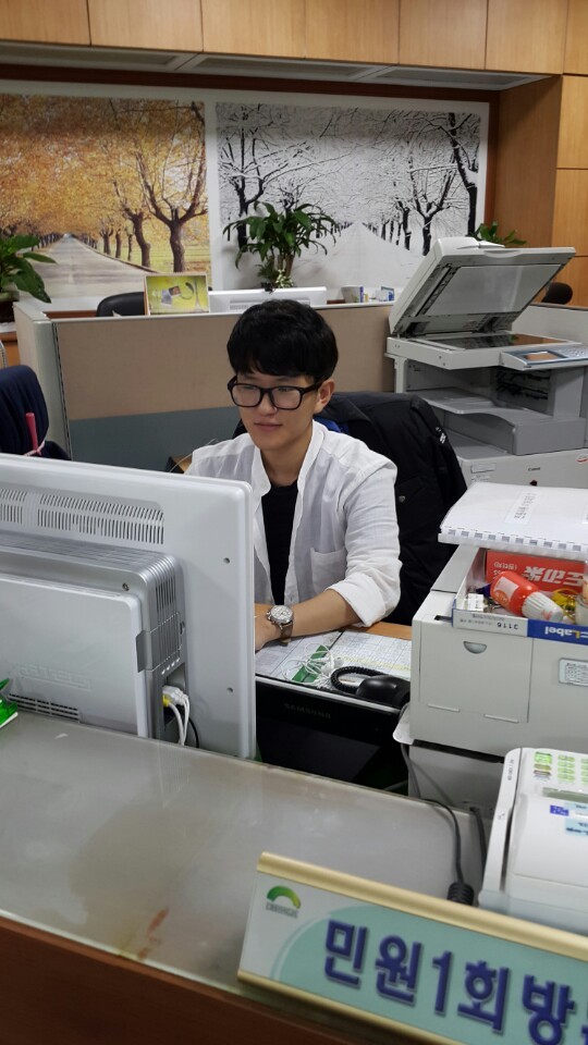 시민을 위한 행정보조에 헌신하는 사회복무요원
