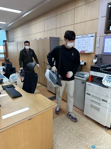 특수임무유공자회 충청북도지부, 코로나19 방역실시