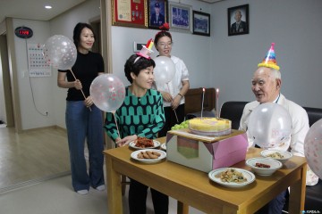 전남서부보훈지청,「IM 90.625, 훈그레츄레이션」 92세 6.25참전유공자 생신축하