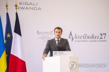 마크롱, '30년전 르완다 대학살' 프랑스 책임 거듭 반성
