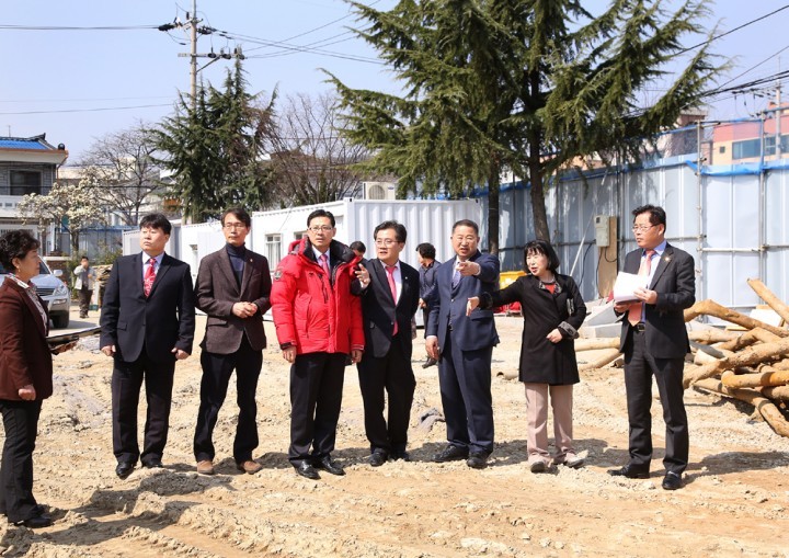 대전 서구의회, 도시건설위원회 현장점검