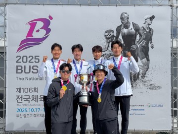 계룡건설 철인3종, 전국체전 3관왕…대전 대표로 전 종목 석권