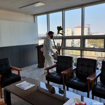 특수임무유공자회 청주시지회, 코로나19 방역실시