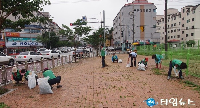 경주시 중부동 자생단체 읍성지구 주변 환경정비 실시