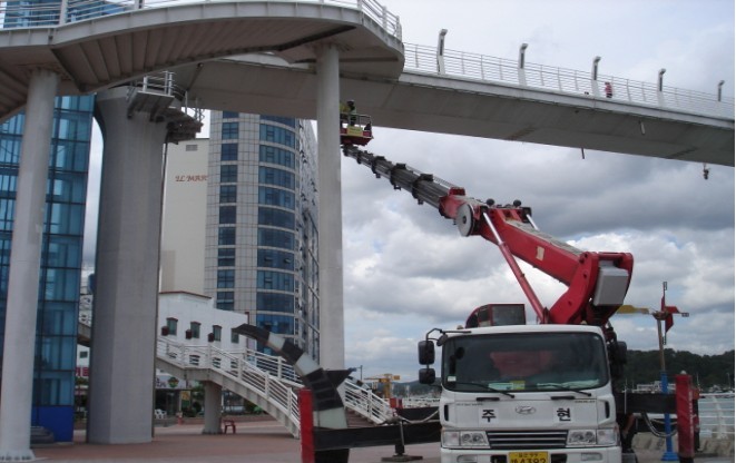 명선교 결함없는 양호한 상태로 나타나