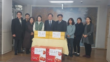 장종태 서구청장, 설맞이 아동 양육시설 위문