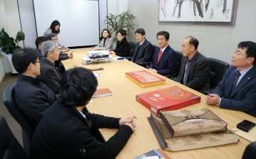 허기도 산청군수 곶감 세일즈맨으로 변신 진주 혁신도시 공공기관 직접 방문