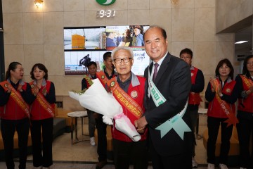 한국교통장애인협회, 경북 순례단과 함께 교통안전 캠페인 전개