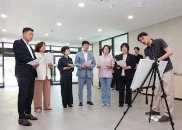 대전 유성구의회 행정자치위, 신성동 신청사 점검 “안전·편의 최우선”