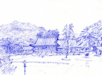 나주 목사골 역사 문화재 스케치로 감상한다
