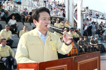 남경필 경기도지사, 道 단위 실제훈련서 복합사태 대응능력 점검