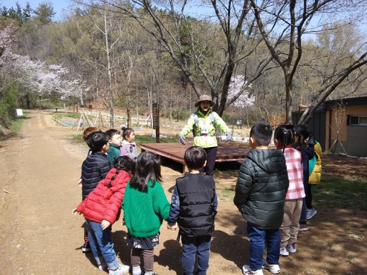 군산시 어린이 숲체험 놀이교실… “자연교실에서 놀아요!"
