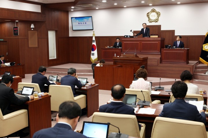 김천시의회 제181회 임시회 개회