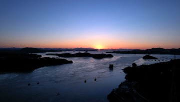 명량해상케이블카 해맞이 운영...따듯한 떡국나눔 행사도    