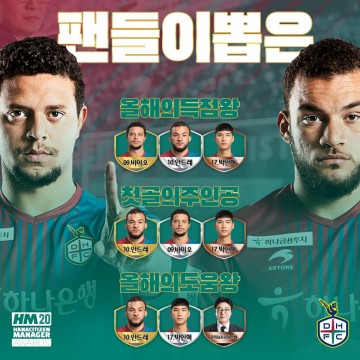 2020시즌 대전하나시티즌을 이끌 선수는 누구?