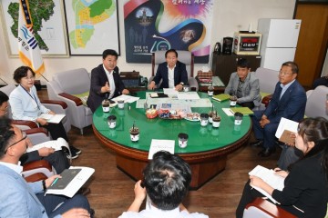 주민과 소통 공감하는 읍면 순방 간담회 개최