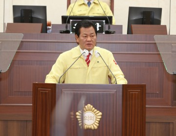 손광영 의원 5분 발언, “경북의 중심 안동 건설을 위해”